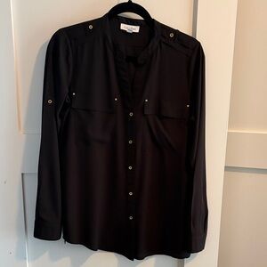 Calvin Klein Men's Button-Down Black Shirt